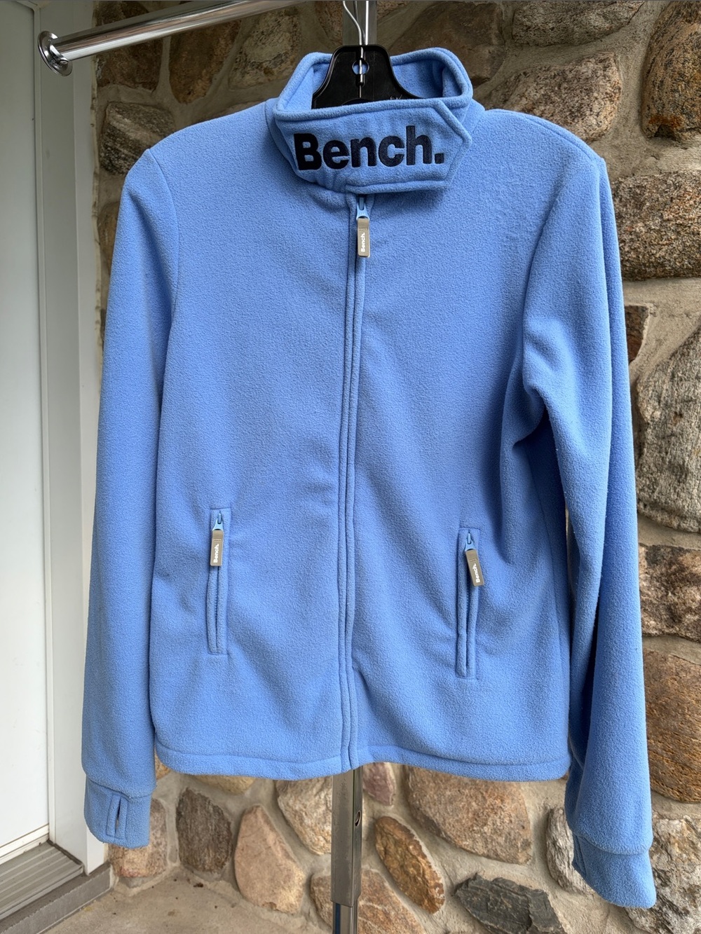 Bench Light Blue Full-Zip Kids Fleece Jacket